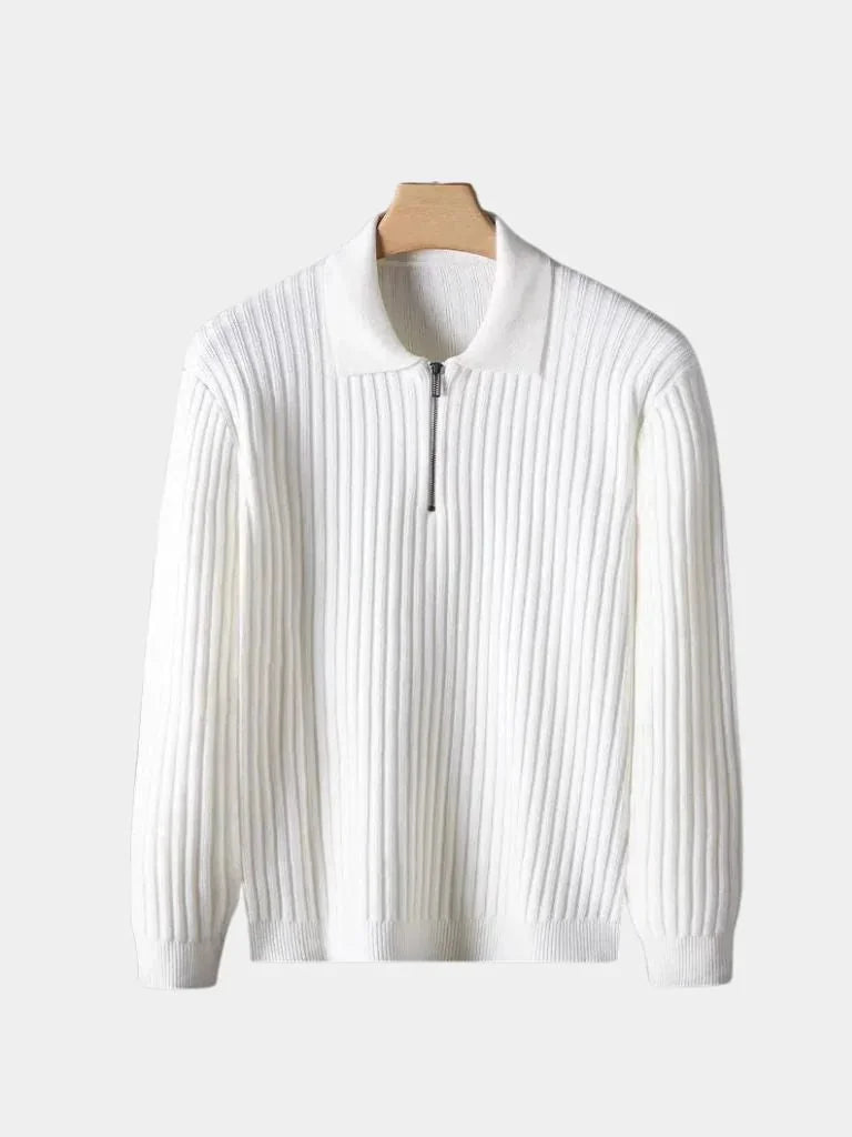 Alpine Riviera Knit Polo Pullover | Bellmont Society