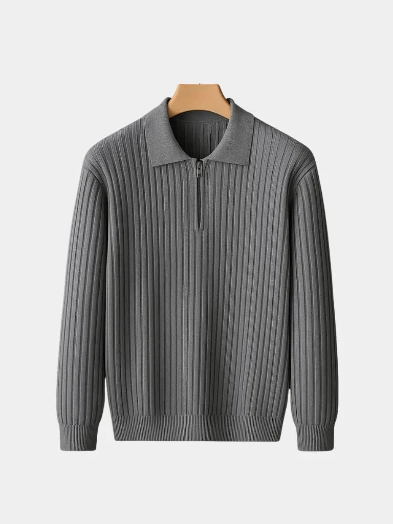 Alpine Riviera Knit Polo Pullover | Bellmont Society