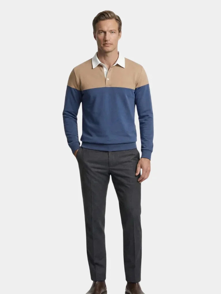 Alpine Zip-Neck Polo Pullover | Bellmont Society