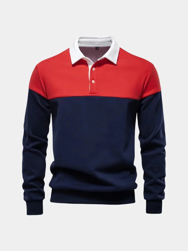 Alpine Zip-Neck Polo Pullover | Bellmont Society