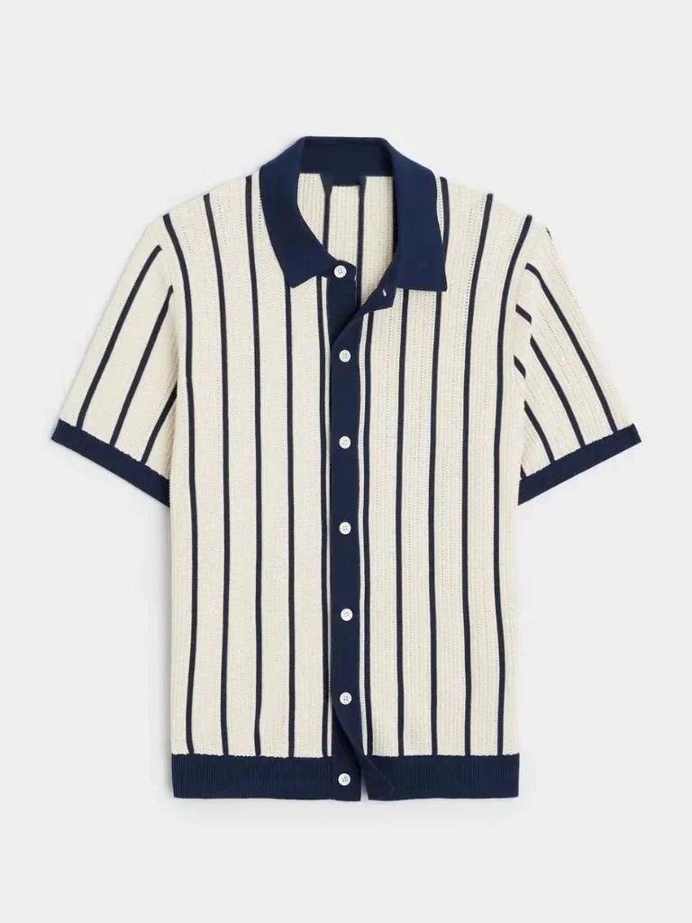 Atlantic Frame Knit Polo | Bellmont Society