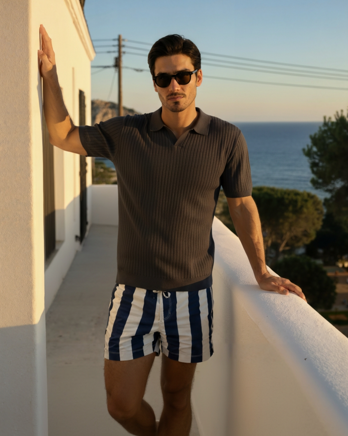 Premium Ribbed Polo — Avelmontis