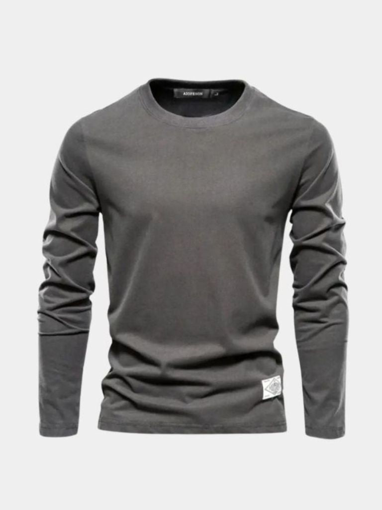 Slim Fit Long Sleeve T-Shirt - Montierri
