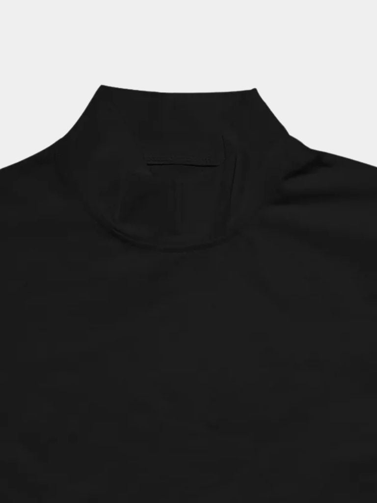 Solid Casual Turtle Neck T-Shirt - Montierri