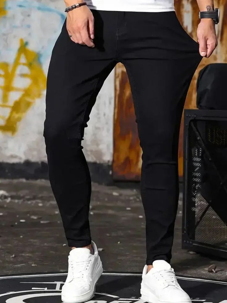 Stretchy Skinny Denim Jeans Trousers - Montierri