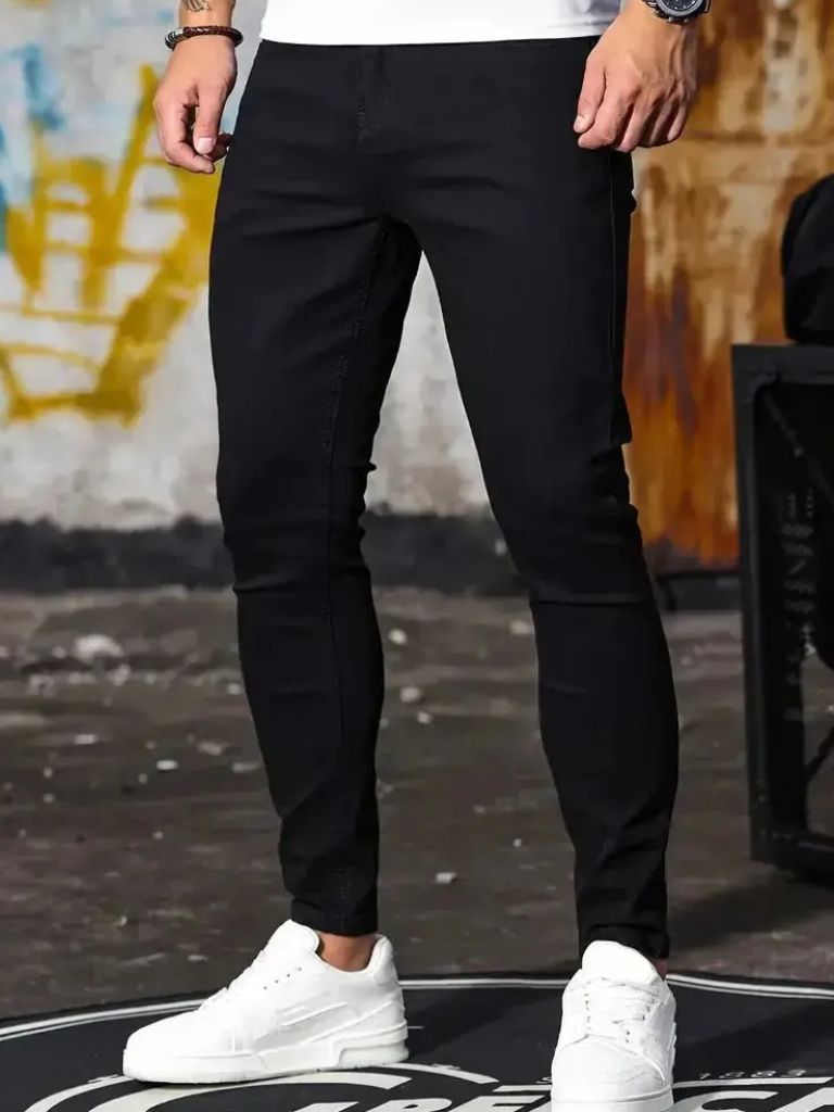Stretchy Skinny Denim Jeans Trousers - Montierri