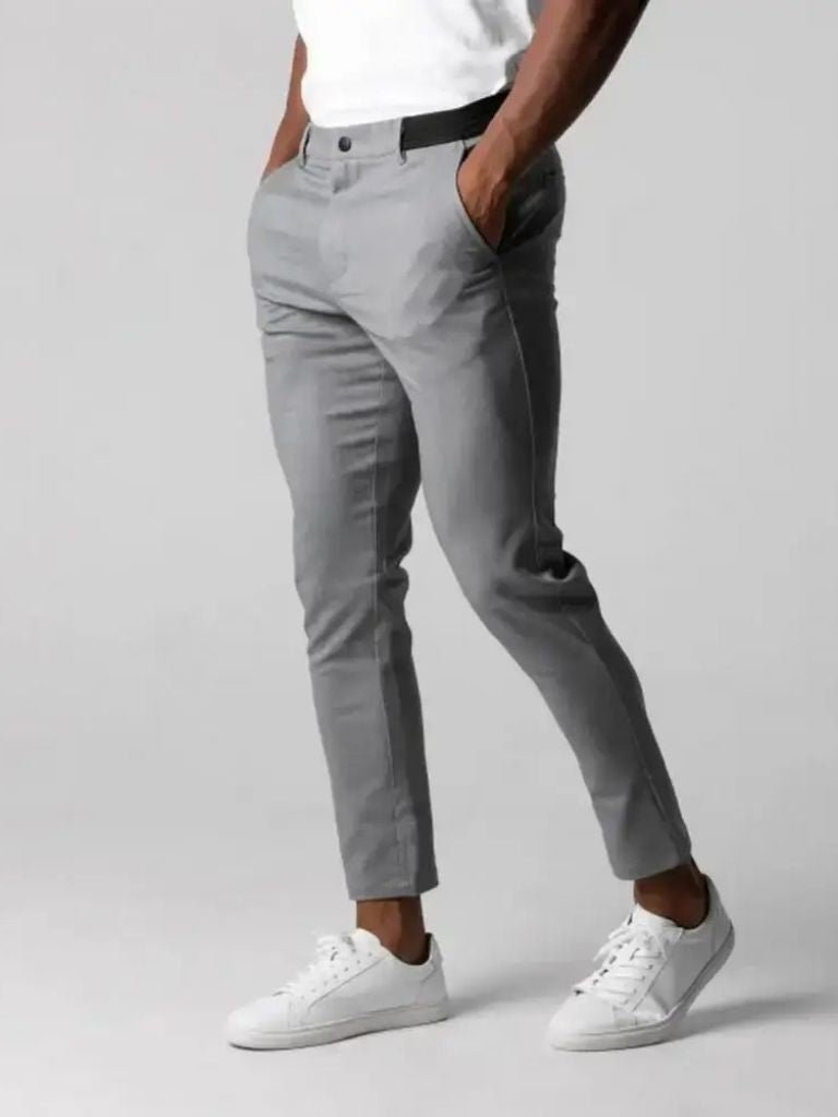 Stretchy Slim Trousers - Montierri