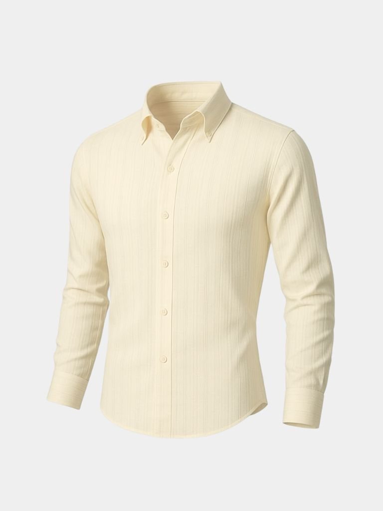 Striped Button Down Seersucker Shirt - Montierri