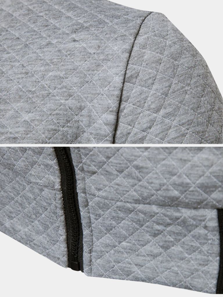 Textured Casual Bomber Jacket - Montierri