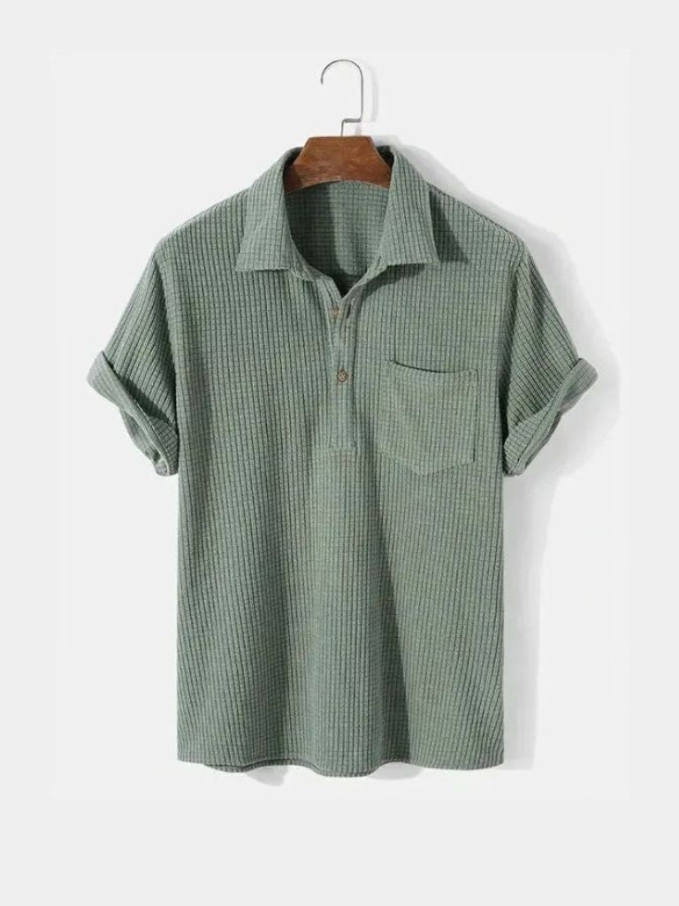 Textured Short Sleeve Shirt - Montierri