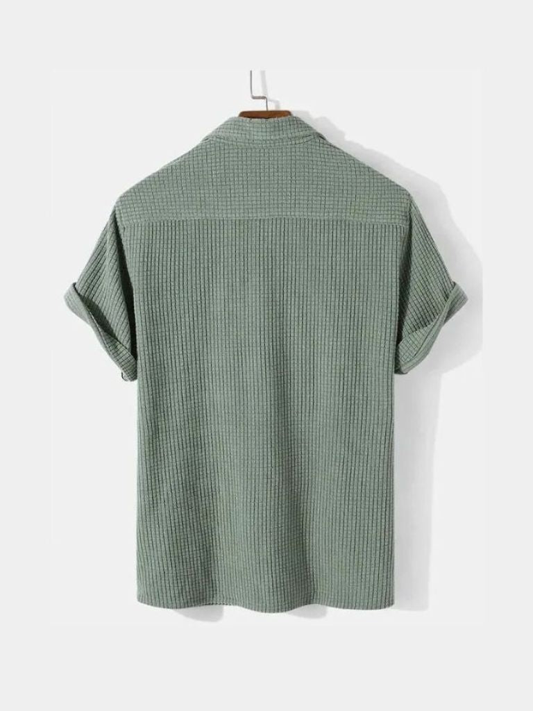 Textured Short Sleeve Shirt - Montierri