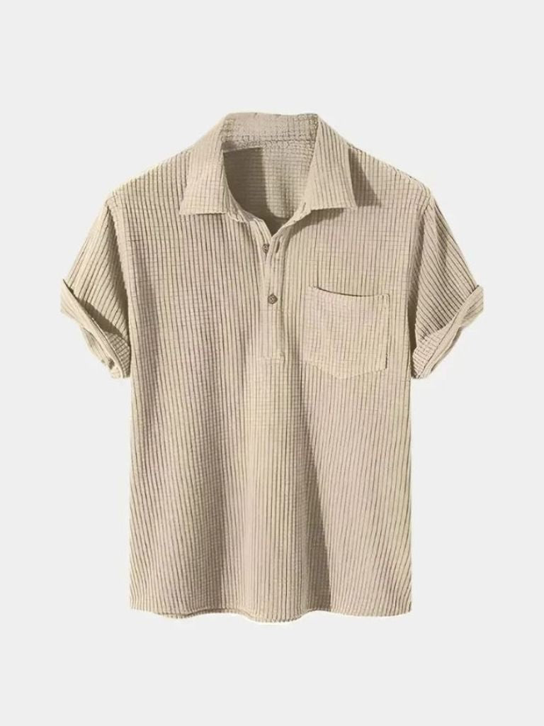 Textured Short Sleeve Shirt - Montierri