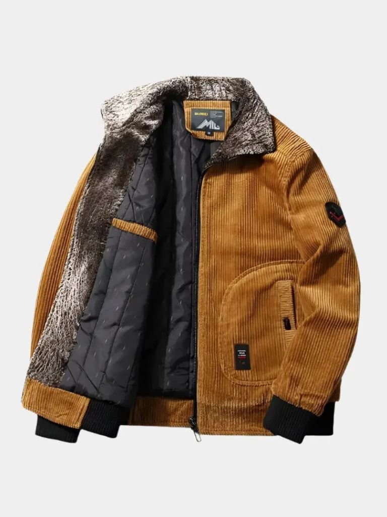Thermal Windbreaker Corduroy Jacket - Montierri