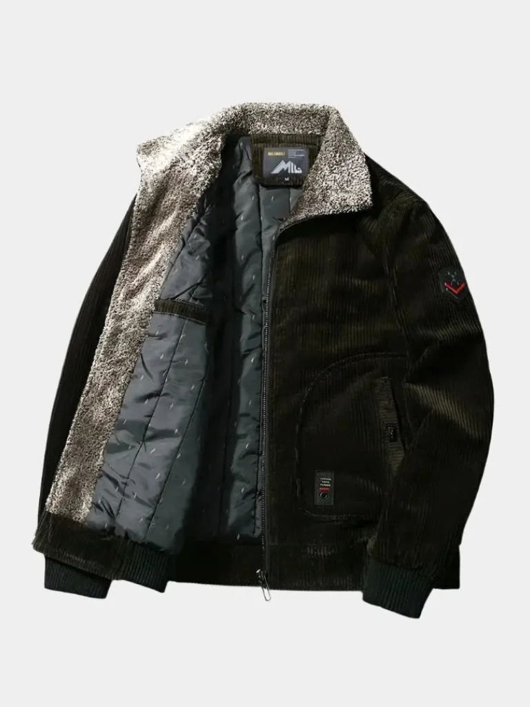 Thermal Windbreaker Corduroy Jacket - Montierri