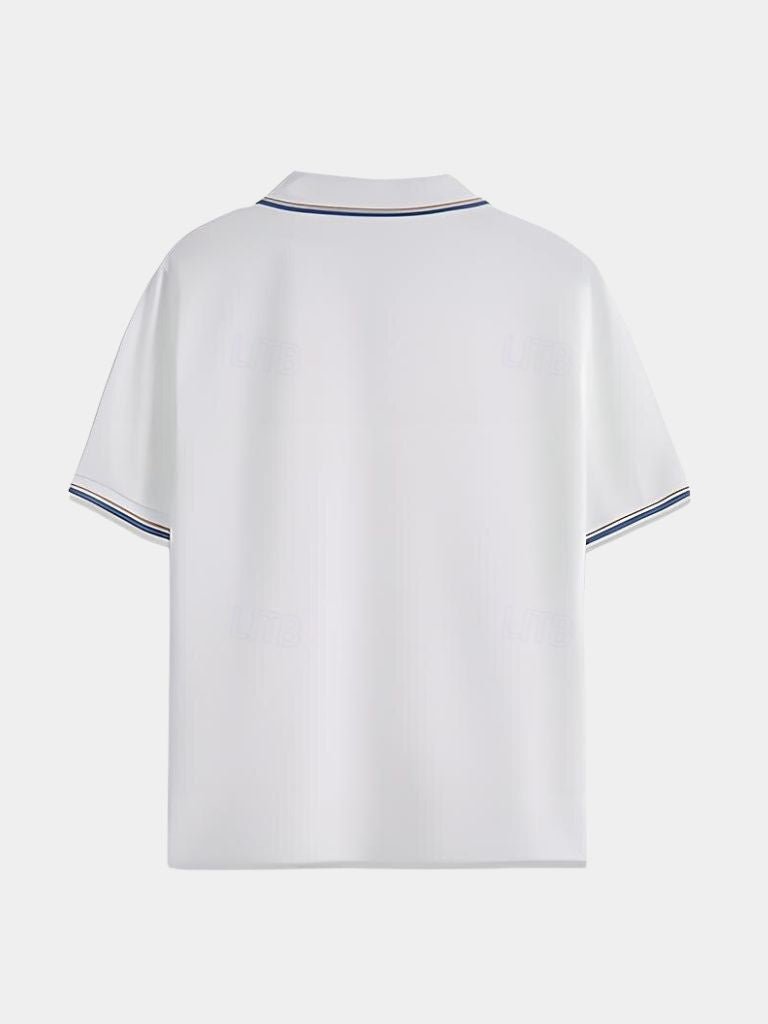 Timeless Black V-Neck Polo - Montierri