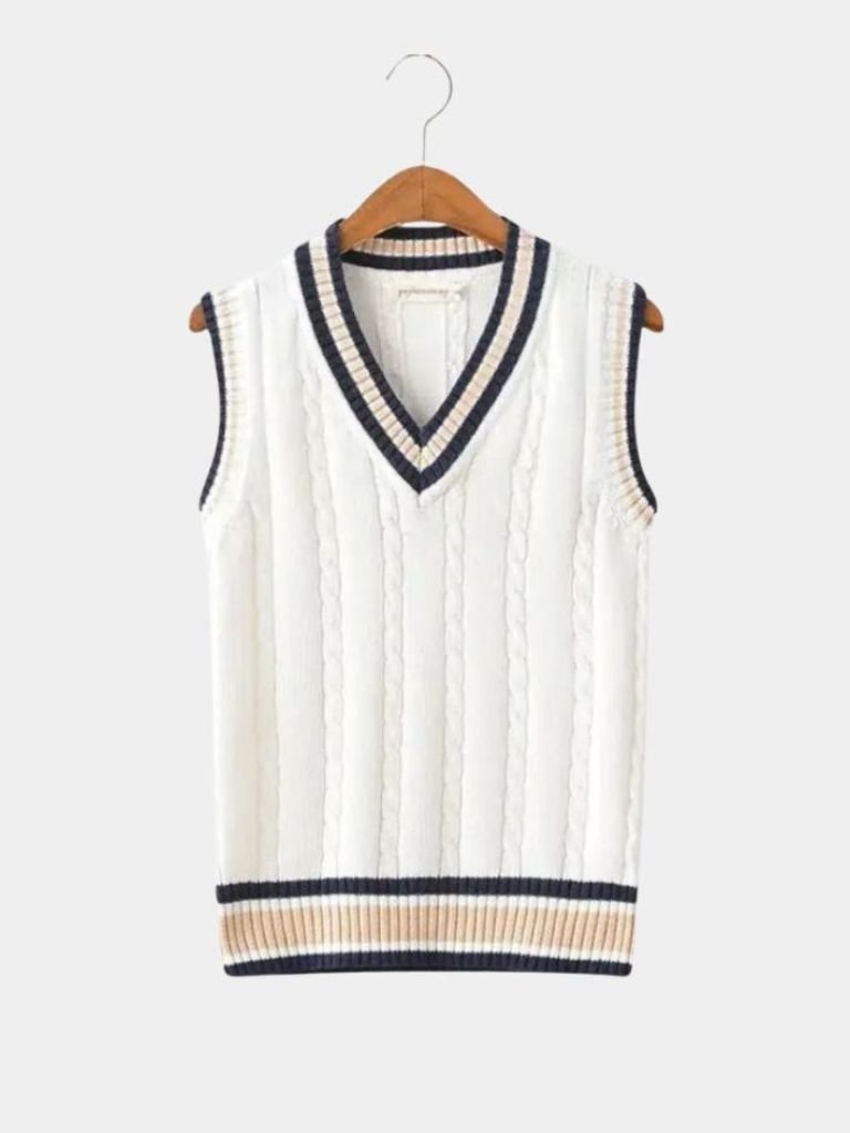 V Neck Elegant Knit Vest - Montierri