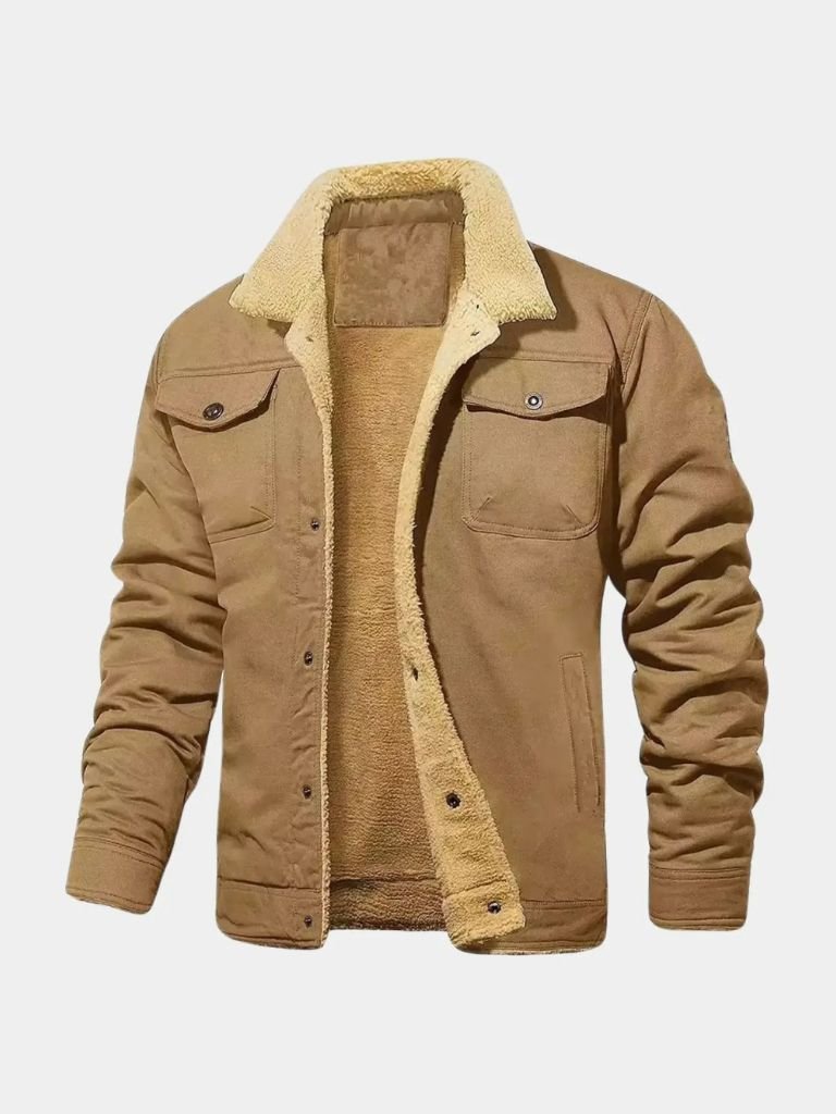 Vintage Fleece Bomber Jacket - Montierri