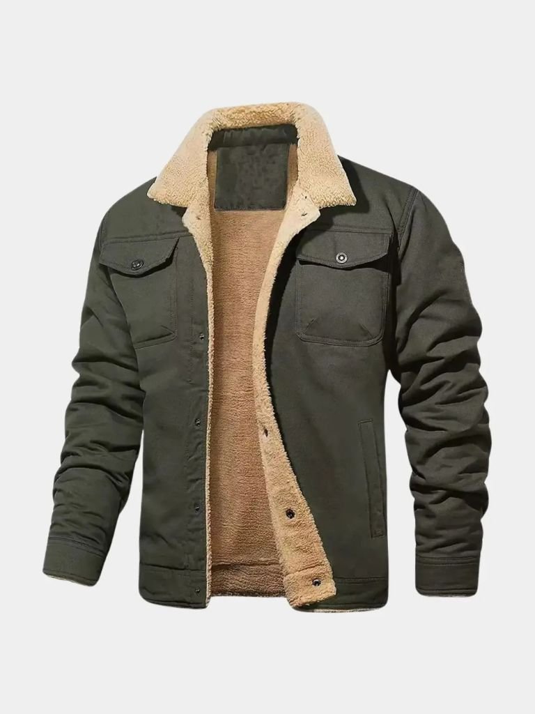 Vintage Fleece Bomber Jacket - Montierri