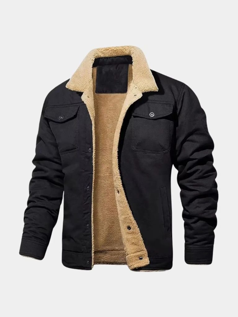 Vintage Fleece Bomber Jacket - Montierri