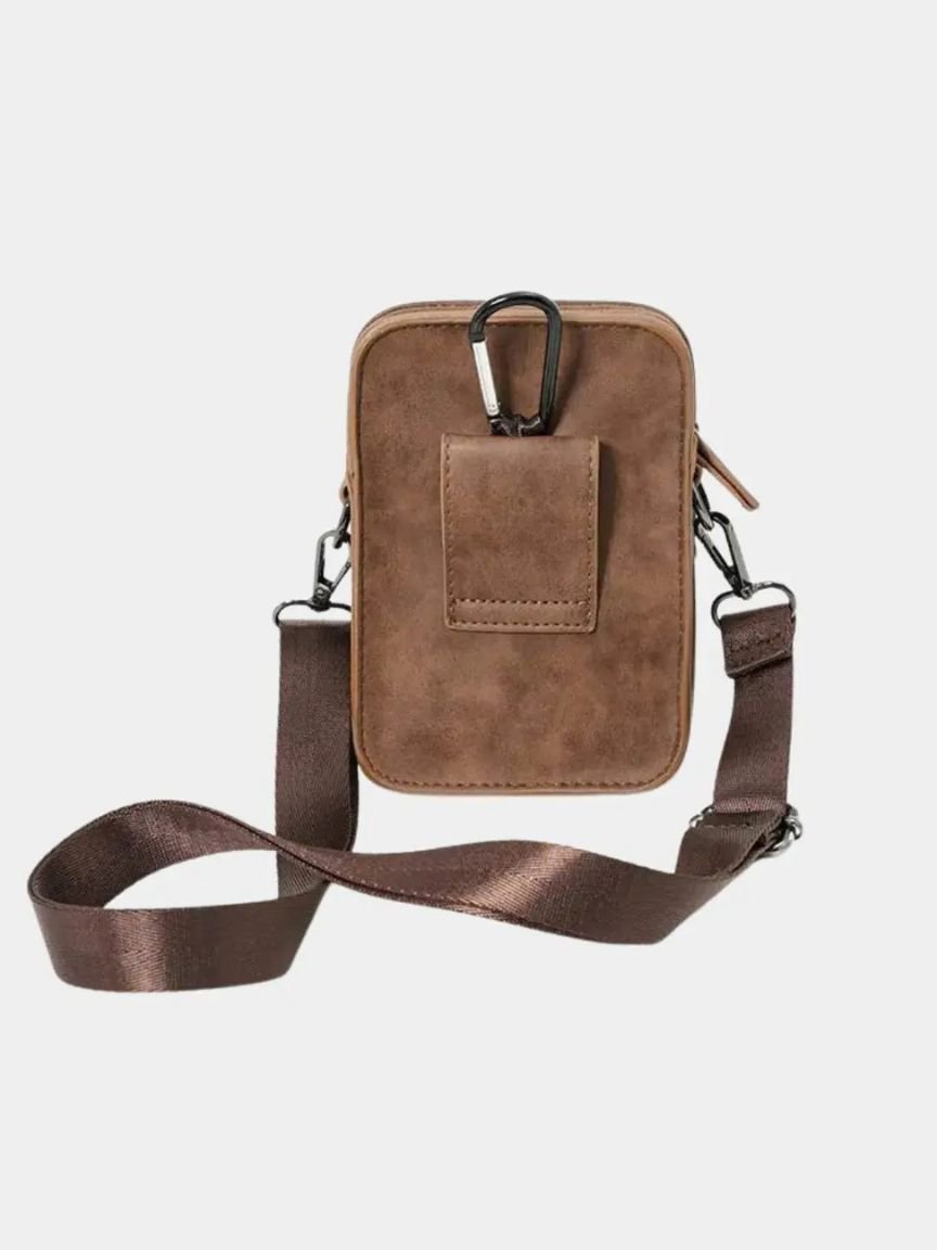 Vintage Mini Leather Crossbody Shoulder Bag - Montierri