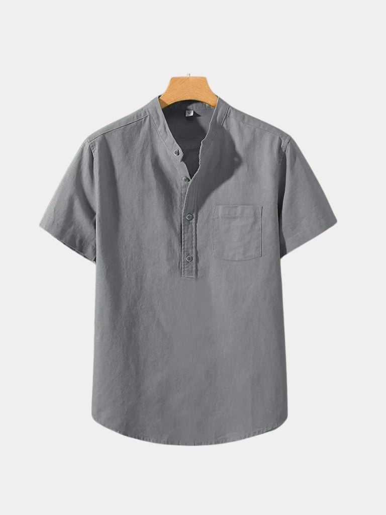 White Wellspring Linen T-Shirt - Montierri