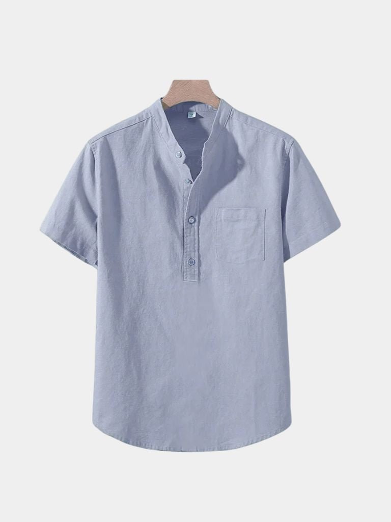 White Wellspring Linen T-Shirt - Montierri