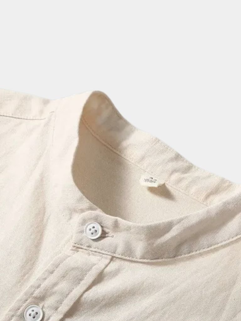 White Wellspring Linen T-Shirt - Montierri