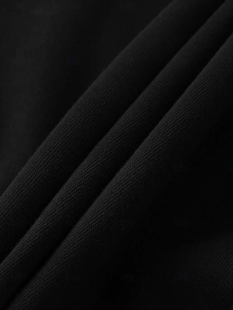 Zip Black Lapel Sports Sweatshirt - Montierri